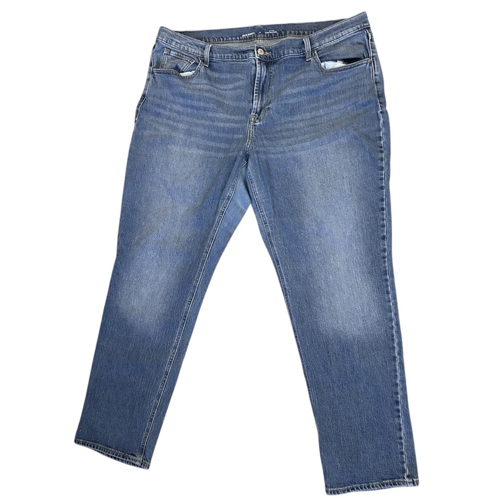 Old Navy Mid-Rise WOW Boyfriend Jeans Light Wash Size 18